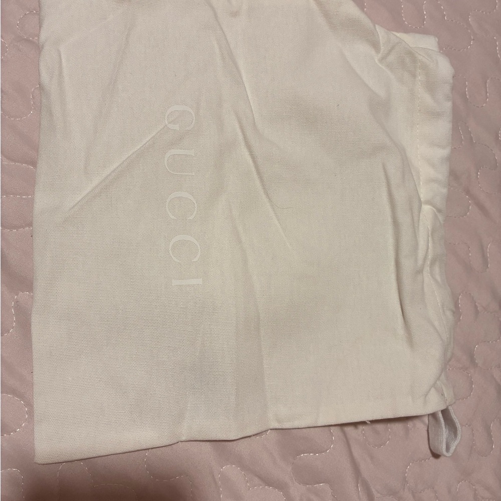 Authentic Gucci White Dust Bag